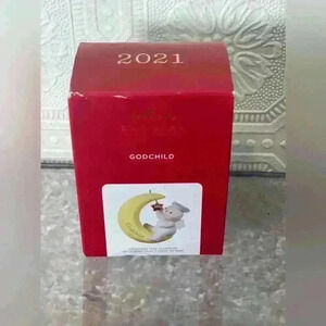 Vintage Hallmark Keepsake Ornament Godchild  2021
